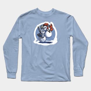 Snowman Header Long Sleeve T-Shirt